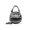 Black, variant on Round Shoulder Bag Women Chain Messenger Handbag (Basketball Light Brown)