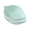thumbnail image 2 of 2 Pack Leaf Shape Sauce Dish, Sauce Dipping Bowls Wheat Straw Soy Sauce Dishes, Mini Dinnerware Plate Condiment Dish for Paste Jam Sushi Assorted Mini Seasoning Dish Appetizer Plates, 2 of 5