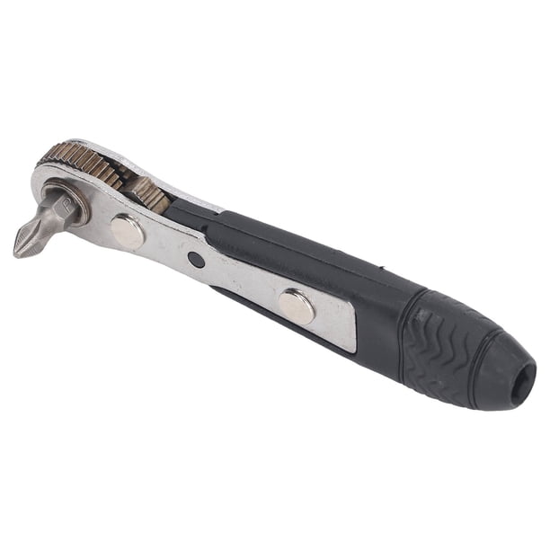 Destornillador De Trinquete, ABS Con Absorción De Impactos, Acero De aleación De Cromo Vanadio, Mini Llave De Trinquete De 1/4 De Pulgada, Multifuncional Para Mantenimiento