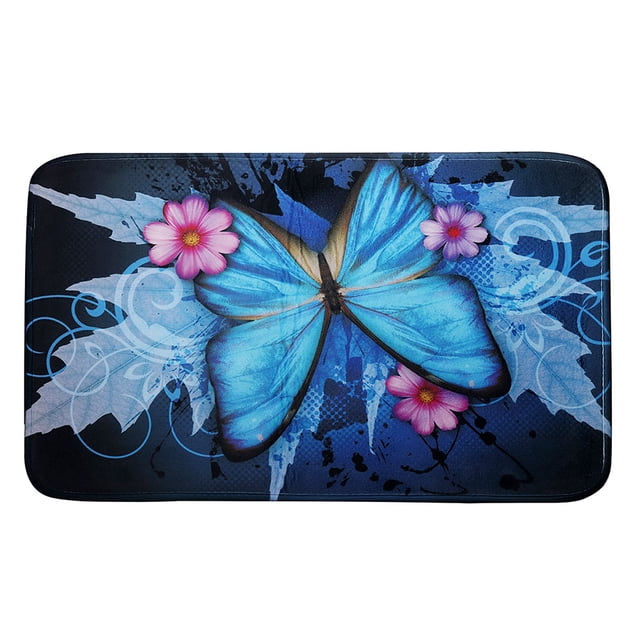 serony 3PCS/Set Toilet Seat Cover Bathroom Non-Slip Pedestal Rug Lid Cover Carpet Flannel Polyester Fiber Bath Mat