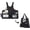 Black, variant on 2-in-1 Convertible Travel Vest with Pockets for Men & Women | Avoid Carry-On Fees | Wearable Luggage | Vest Bag