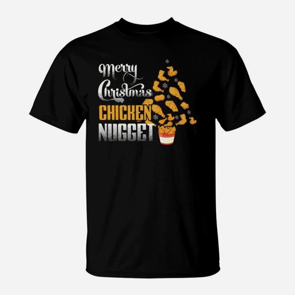 Chicken Nugge Christmas Women TShirt