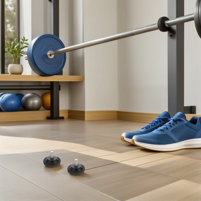 unbranded 4Ud Almohadillas Antideslizantes Para Equipos De Fitness Con Absorción De Golpes