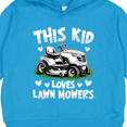 thumbnail image 3 of Inktastic This Kid Loves Lawn Mowers Toddler Hoodie, 3 of 4