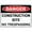 Warning Sign 2, variant on Danger Controlled Access Zone Authorized Personnel Only Sign - 8"x12" Vintage Metal Warning Wall Decor for Home Farm Bar Coffee Shop Club