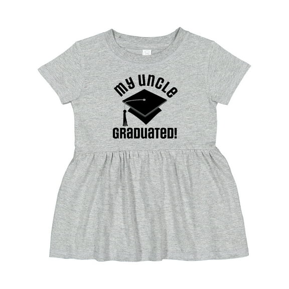Inktastic Graduation My Uncle Graduated Girls Baby Dress