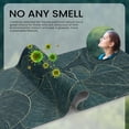 thumbnail image 3 of Felt Desk Mat, XXL Large Mouse Pad Desk Pad, Gaming Mousepad, Non-Slip Base, No Any Smell Desk Protector Cover Mat for Computer Keyboard Work Game Office Home-Green Leaf, 3 of 6