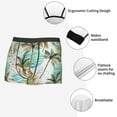 thumbnail image 6 of Junzan Watercolor Palm Tree Mens Underwear Boxer Briefs For Men’s - X-Large, 6 of 9
