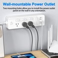 thumbnail image 3 of HITRENDS Surge Protector Power Strip - 6 AC Outlet 6ft Extension Cord, 4 USB Ports for Home Office, 3 of 9