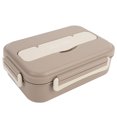 thumbnail image 1 of 316 Stainless Inner Steel BentoBox, 3 Compartment 1000ml Lunch Box Lunch Containers with Utensils, Portable Lunch Food Container for Adults Kids School Picnic, 1 of 7