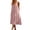 Z-Pink73, variant on JIAYUE Women's Dress V-Neck Spaghetti Strap Knee-Length Design Sleeveless Open Back Loose Fit Casual Robe Homewear Maxi Long Versatile Female Dresses