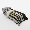 thumbnail image 3 of Ambesonne Abstract Bedding Set 4 Pcs, Silhouette of Tree, Queen, Brown Green and White, 3 of 3