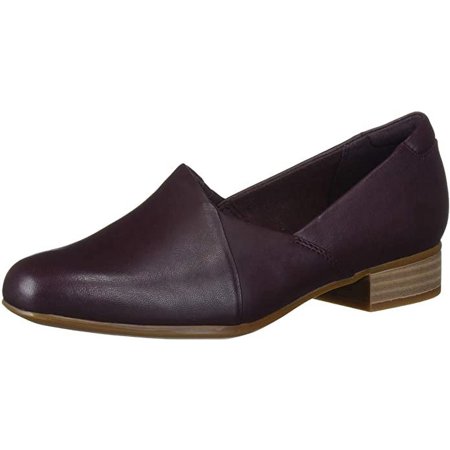 Clarks 26146735: Women's Juliet Palm Burgundy Leather Loafer (7.5 B(M) US Women)