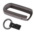 thumbnail image 1 of Miulika Car Remote Key Holder Cover +PU Leather Key Chain For MAZDA Gray, 1 of 9