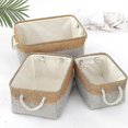 thumbnail image 1 of Personalized Pet Toy Storage Basket Toy Clothes Bin Dog Custom Name DiM 36x26x16cm (1pcs), 1 of 4