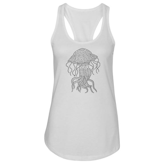 A Jellyfish Sketch Tank Women -Image by Shutterstock, Female Small