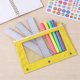 thumbnail image 5 of Three-hole Pen Case Transparent Document Folder Oxfords Cloth Storage Bag Large Airss Vent Large Capacity Stationery Bag, 5 of 7
