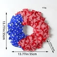 thumbnail image 3 of fsxdhpcsgfc Patriotic Themed Front Door Independence Day Red Blue And White Floral Decorations Summer Holiday For Home Walls And Porches. Indoor Fall Hanger for Front Door Mantel Scarf Decorations, 3 of 7