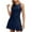 AA-Navy, variant on Weekly Sales! Womens Open Back Tennis Dress Sleeveless Built in Shorts Golf Athletic Dress 2025 Summer Gym Yoga Romper Black M