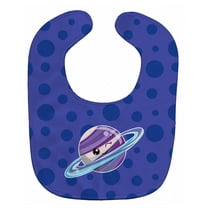 Caroline's Treasures Baby Bib, Planet Saturn, Purple