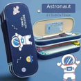 thumbnail image 1 of Estuche para lápices de astronauta de gran capacidad, estuche para lápices con temática espacial, estuche para lápices de cohetes, grueso, resistente al agua, resistente a la suciedad, alto valor, 1 of 5