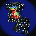 thumbnail image 2 of WIBACKER Boys Pajamas 3D Printed Dinosaur Short Sleeves 2-Piece Toddler PJs Set Kid Sleepwear Summer Jammies, 2 of 11