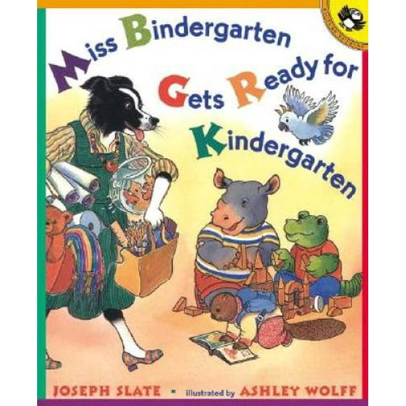 Pre-Owned Miss Bindergarten Gets Ready for Kindergarten (Paperback 9780140562736) by Joseph Slate