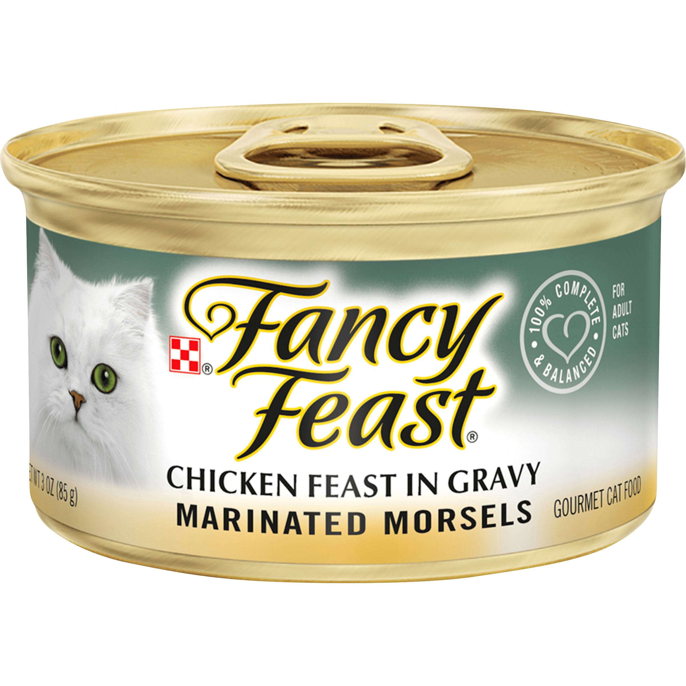 (24 Pack) Fancy Feast Gravy Wet Cat Food, Marinated Morsels Chicken