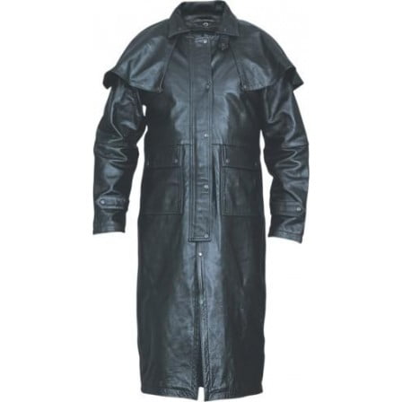 motorcycle leather duster
