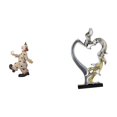 thumbnail image 1 of Colección de figuras de y pareja romántica. Adorno único para mesa, centro de mesa, armario, dormitorio, boda, estantería, decoración del hogar, 1 of 8