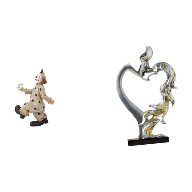 Colección de figuras de y pareja romántica. Adorno único para mesa, centro de mesa, armario, dormitorio, boda, estantería, decoración del hogar