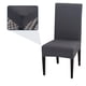 thumbnail image 2 of Paquete de 6 fundas para sillas grises, adecuadas para hoteles, ceremonias, banquetes, cocinas, restaurantes, familias, bodas, fiestas., 2 of 6