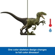 Jurassic World Dino Reveal Dinosaur Toys, Warm Water Uncovers Full Decoration, Unpack & Color Change