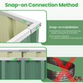 thumbnail image 6 of VIBESPARK Outdoor Metal Raised Garden Bed, Deep Root Box Planter for Vegetables, Flowers, Herbs, and Succulents, 6 of 8