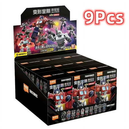 1/9pcs Transformer building block Splicing toys Optimus Prime bumblebee Shockwave Megatron Robot Action Figure Toy For Kids Gift