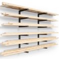 thumbnail image 1 of Estante organizador de madera YYR, 6 niveles, capacidad de 544 kg, 1 of 9