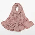 thumbnail image 1 of Women Casual Fashion Simple Solid Color Multicolor Knit Rib Muslim Hijab, 1 of 3