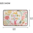 thumbnail image 7 of SKYSONIC Easter Bunny Door mat Non Slip Floor Door Rug Soft Floor Mat for Kitchen Garden Bedroom Indoor Outdoor Entrance Home Holiday Decoration 23.6" x15.7", 7 of 7