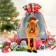 thumbnail image 4 of Puntoco Bolsa de retícula navideña Muñeca en Relieve Decoración Colgante Linda Bolsa de Almacenamiento Relleno de Caramelo Regalo para niños Familiares Árbol de Navidad Papá Noel Almacenamiento, 4 of 4