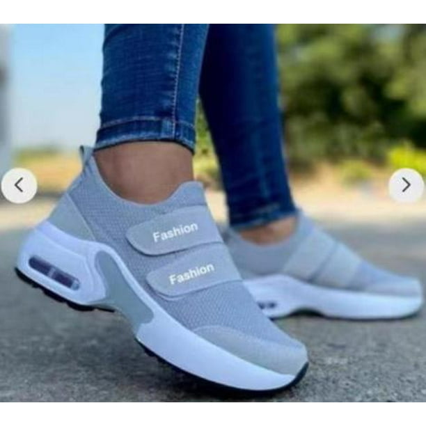 Nouvelles femmes baskets couleur unie plate forme fond pais dames
