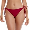 thumbnail image 3 of RELLECIGA Women's High Cut Brazilian Tie Side Bikini Bottom, 3 of 6
