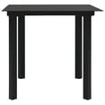 thumbnail image 4 of vidaXL Patio Dining Set Black Glass and Steel Seat 3/5/7/9 Piece Multi Sizes, 4 of 12