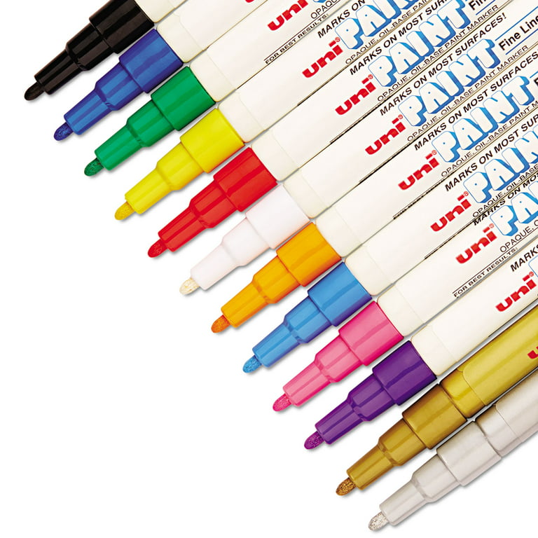Sketch markers, line 1+2-5 mm, standard colours, 12 pc/ 1 pack