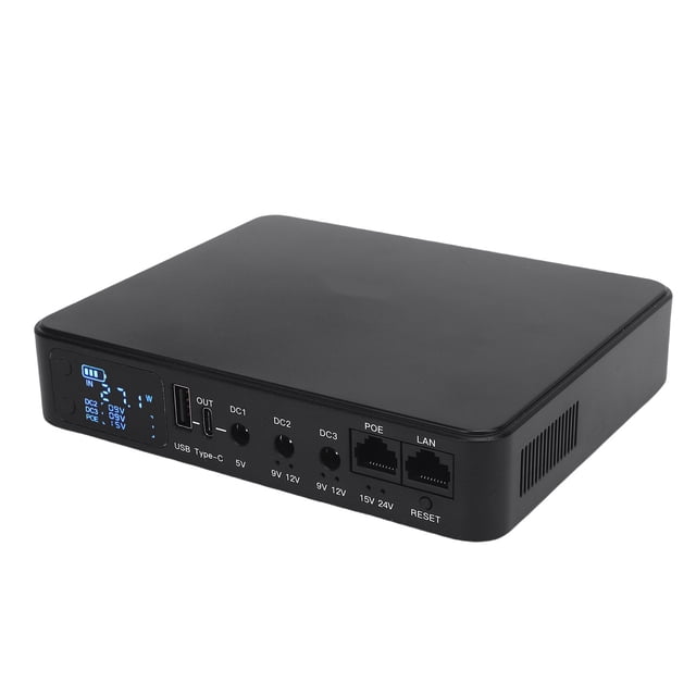 Fuente De Alimentación Ininterrumpida De 10400 MAh, Cámara De Seguridad Mini Ups Mini Ups Batería De Respaldo Poe 15V 24V USB 5V 9V 12V