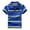 Blue, variant on WOYY Little Boys Summer Striped Polo Shirt Kids Casual Short Sleeve T-Shirt, Sizes 3-14