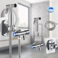 thumbnail image 1 of Pulverizador de mano Cabezal de ducha Juego de grifos de bidé de mano Accesorios para el baño del hogar, 1 of 5