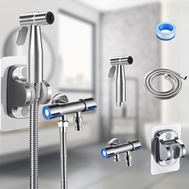 Pulverizador de mano Cabezal de ducha Juego de grifos de bidé de mano Accesorios para el baño del hogar