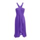 thumbnail image 4 of Vestido de fiesta PROM de color liso para mujer: material de poliéster, estilo veraniego, tallas S-XL con detalles de busto/cintura/longitud., 4 of 5