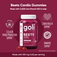 thumbnail image 6 of Goli Nutrition Beets Cardio Vegan Vitamin Gummies, 60 Count, With CoQ10 for Heart Health, 6 of 9