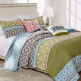 thumbnail image 6 of Greenland Home Fashion Shangri - La Quilt Set - 3 - Piece - King 105x95", Multi, 6 of 6